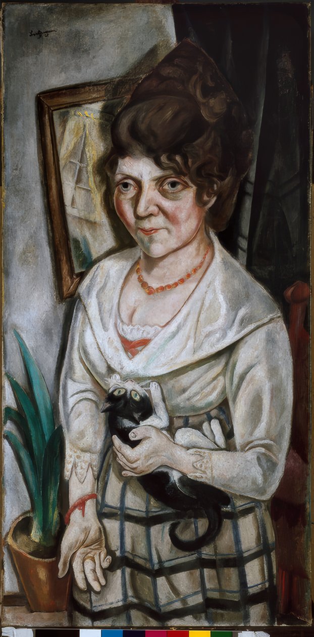 Porträtt av Fridel Battenberg av Max Beckmann