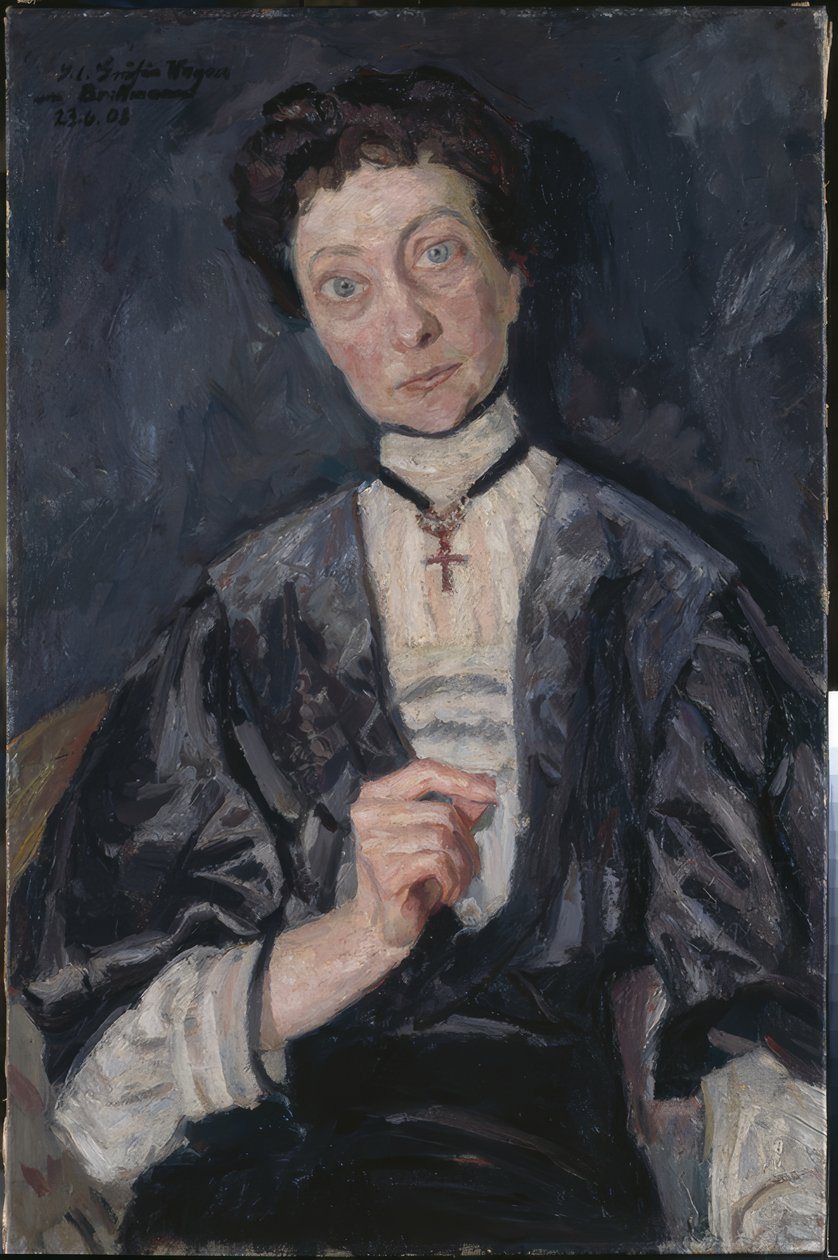 Porträtt av grevinnan S. vom Hagen av Max Beckmann