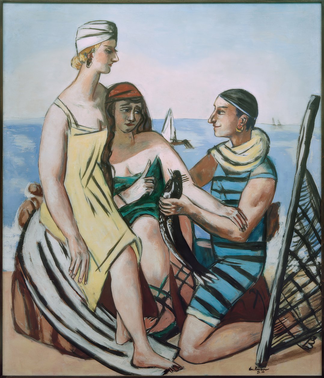 The Little Fish (The Little Catfish) av Max Beckmann