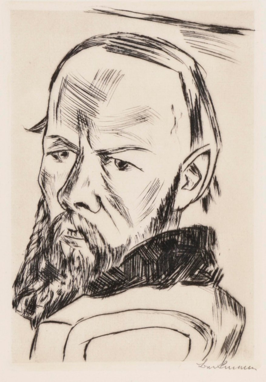 Dostojevskij II, 1921. av Max Beckmann