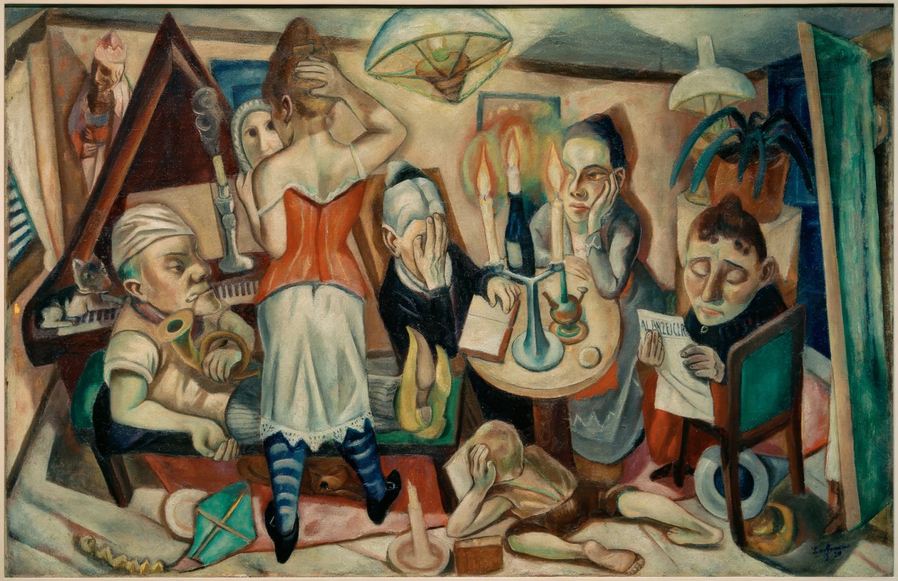 Familjebild av Max Beckmann