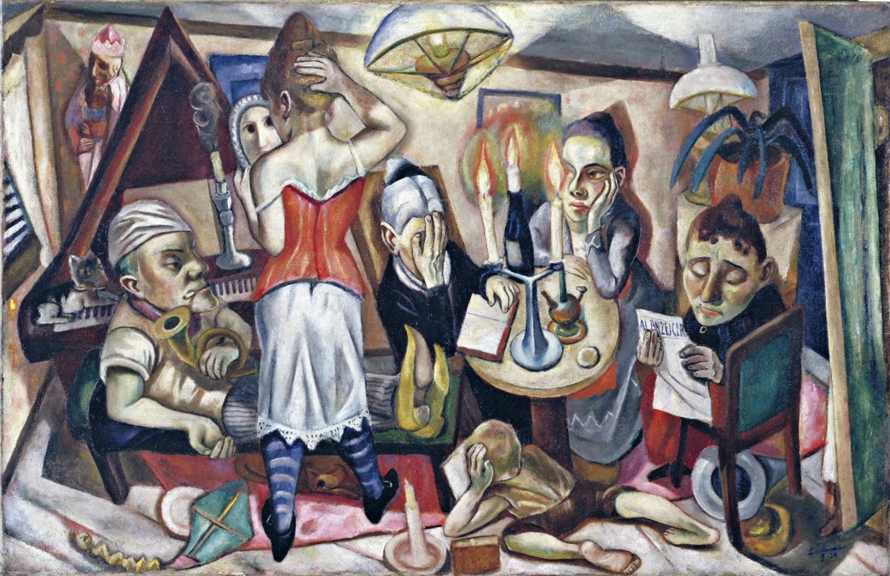 Familjeporträtt av Max Beckmann