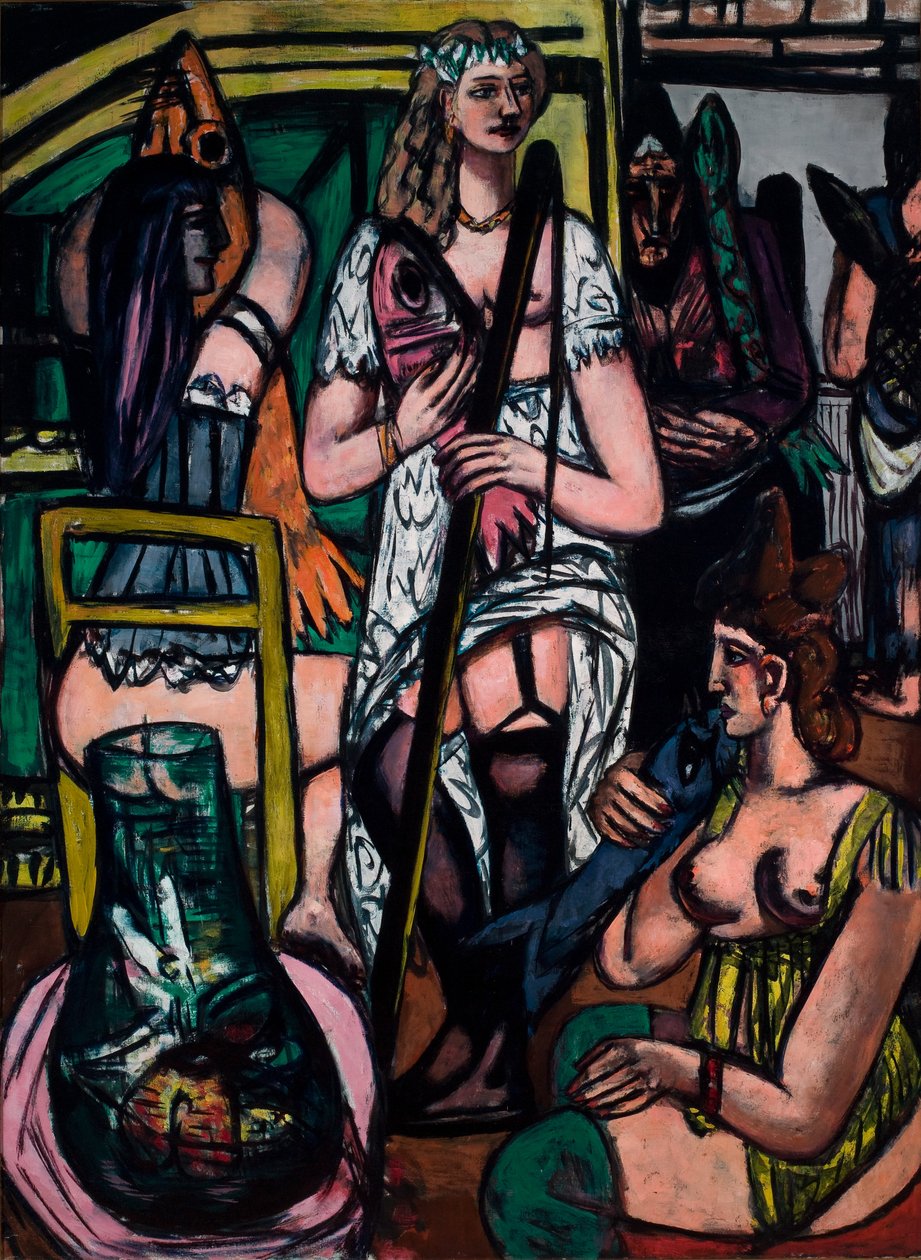 Fiskarkvinnor av Max Beckmann