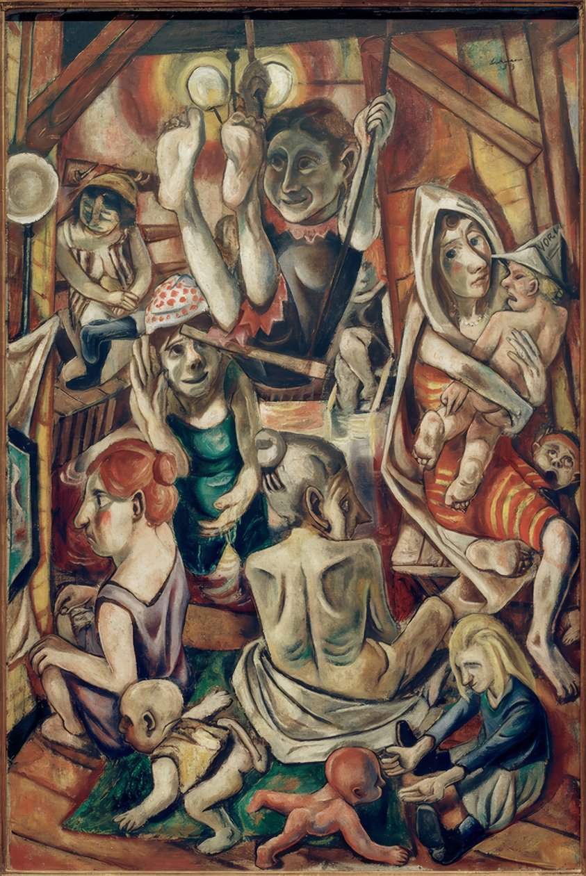 Kvinnors bad av Max Beckmann