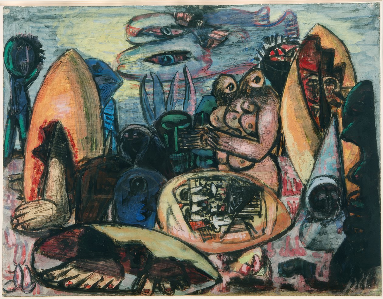 Tidiga människor av Max Beckmann