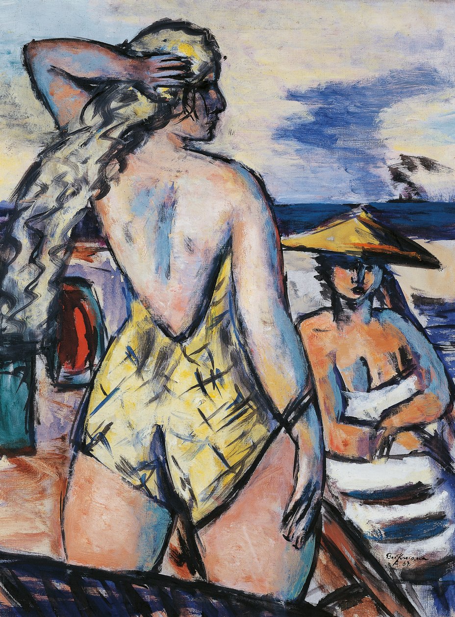 Flickor vid havet av Max Beckmann
