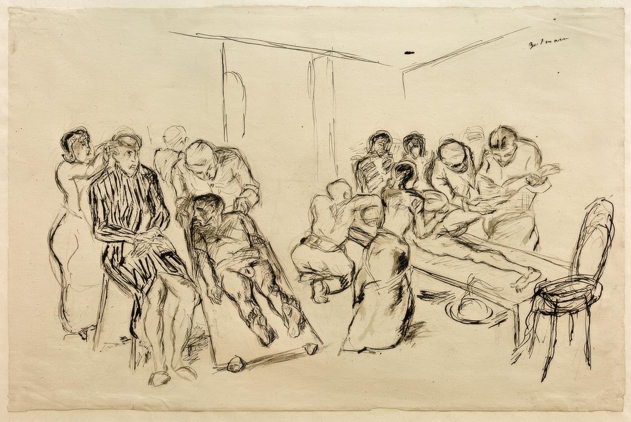 Stor operationssal av Max Beckmann