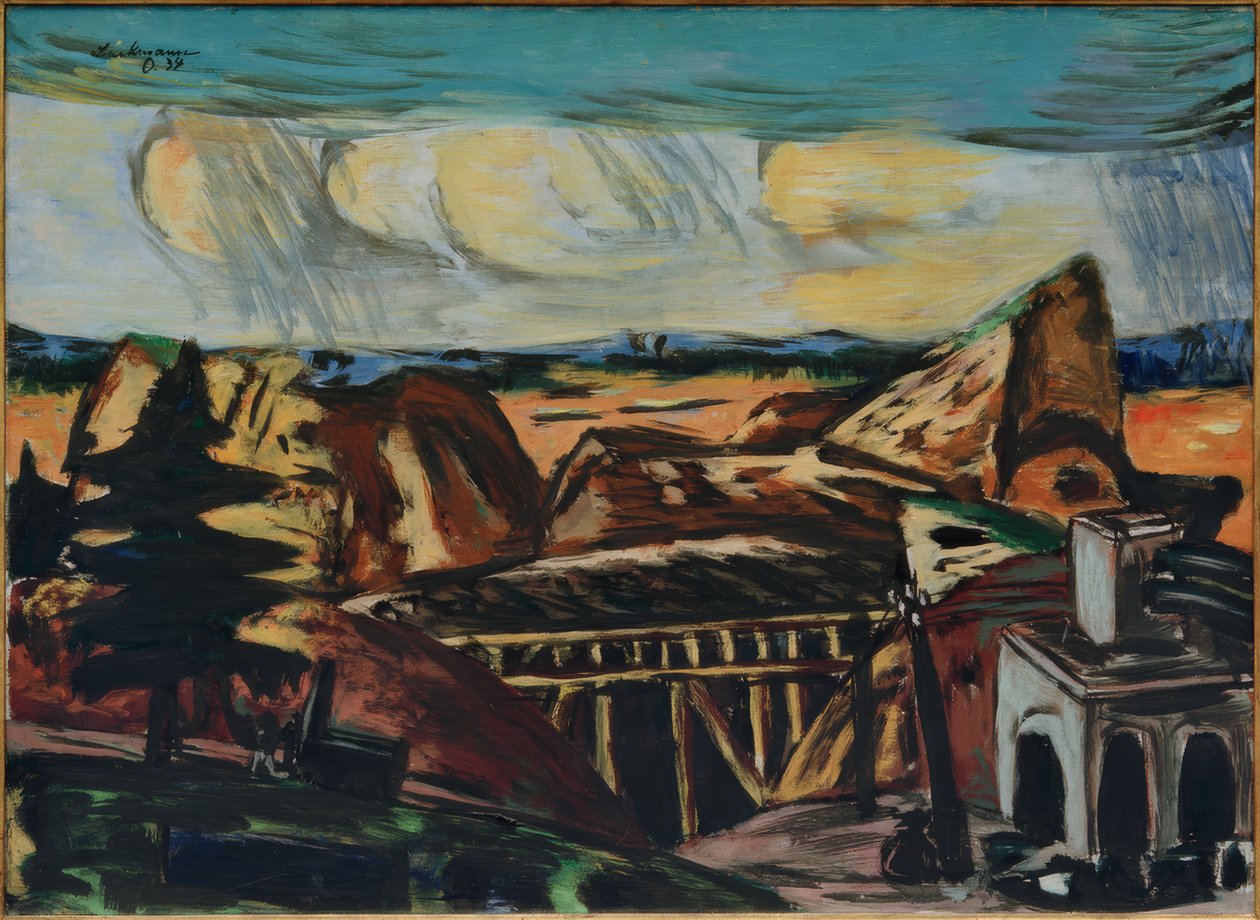 Stort stenbrott i Oberbayern av Max Beckmann