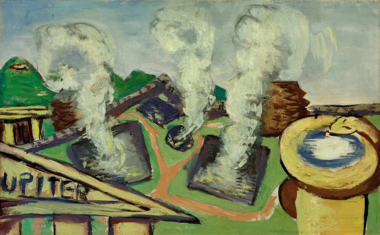 Varma källor i Abano av Max Beckmann