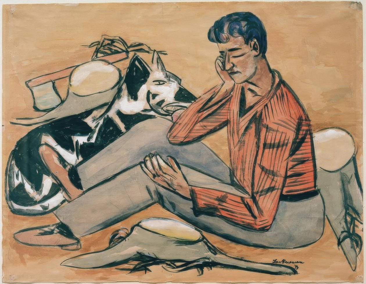 skogsarbetare av Max Beckmann