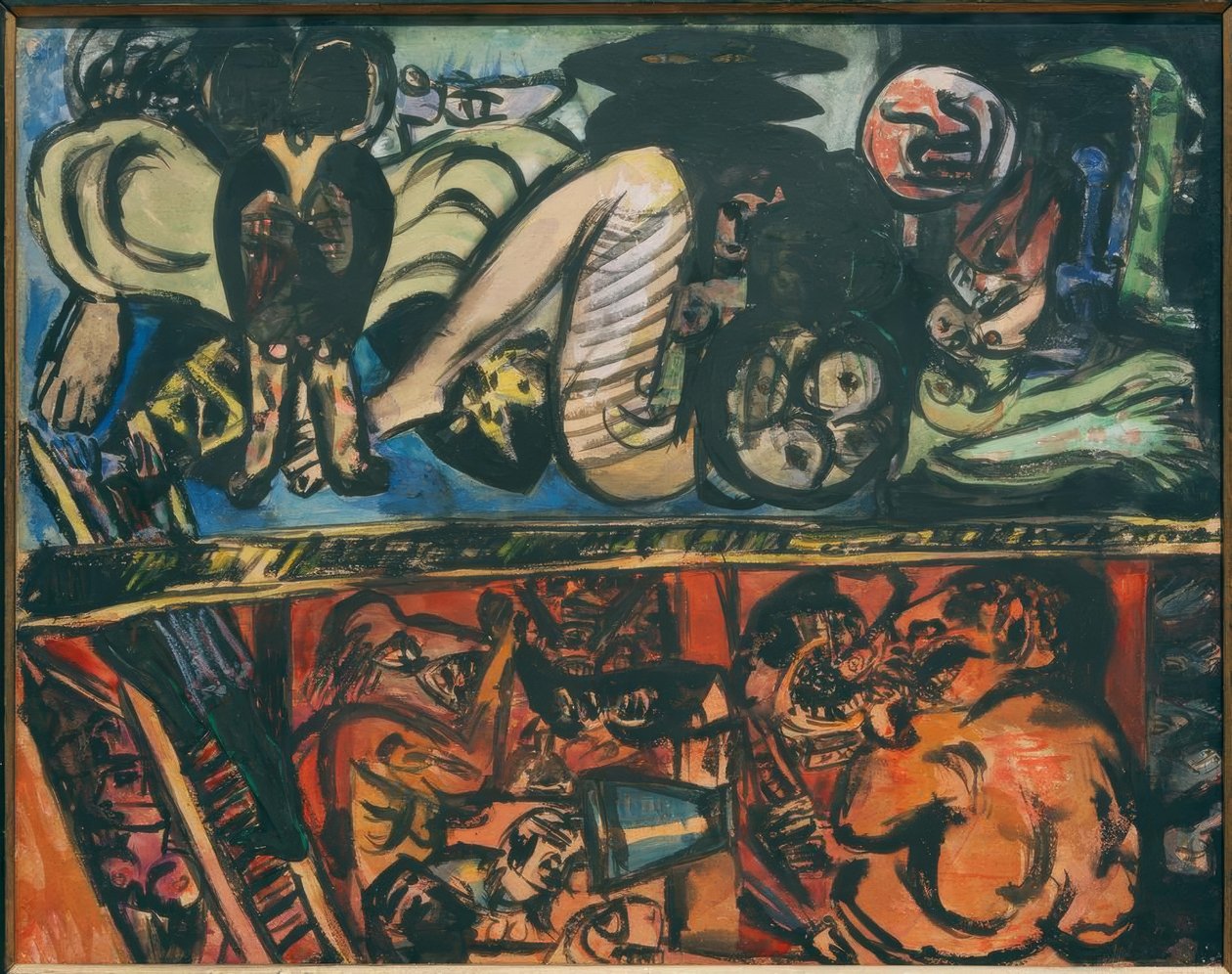 Helvete och limbo av Max Beckmann