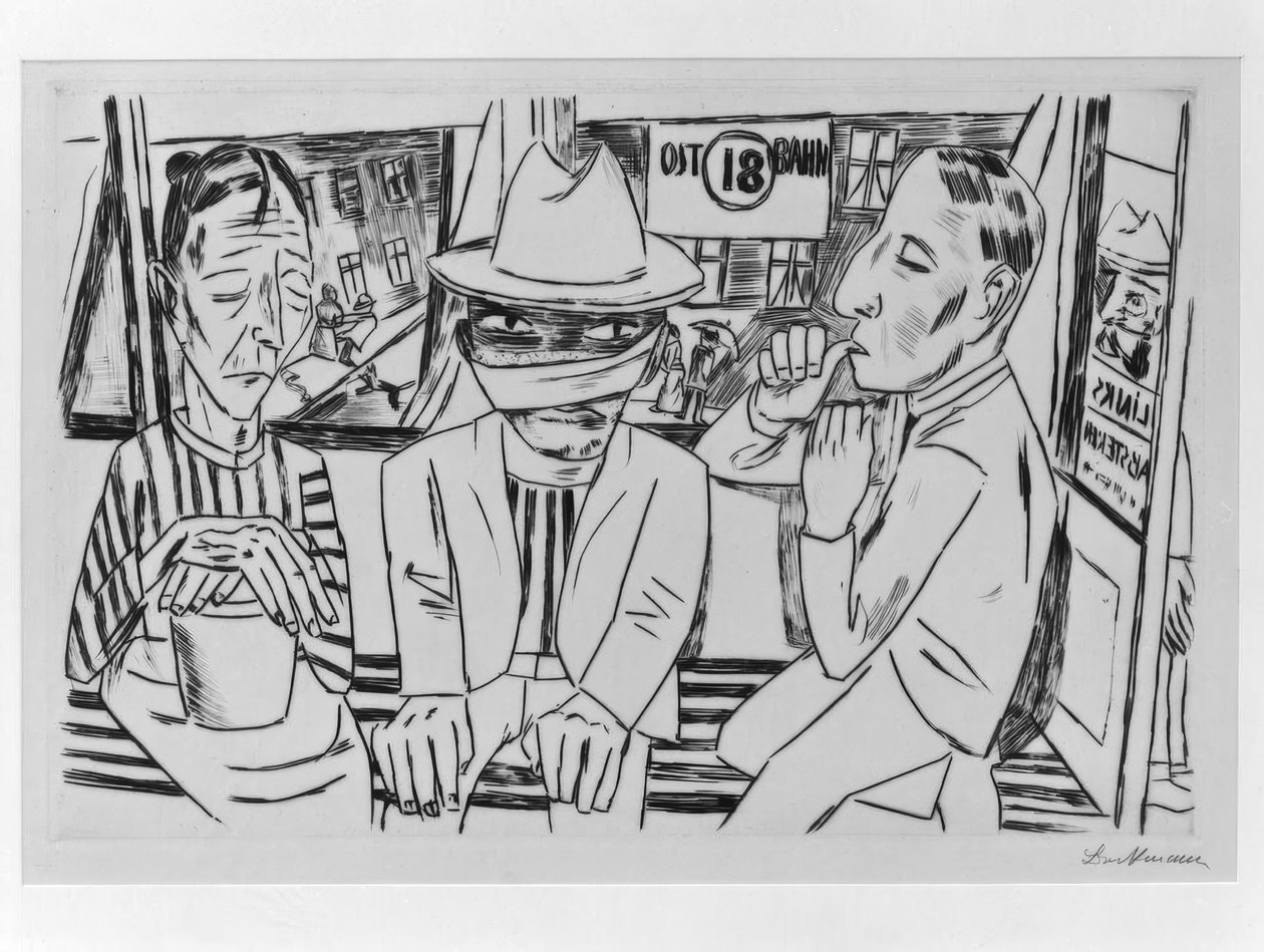 I spårvagnen av Max Beckmann