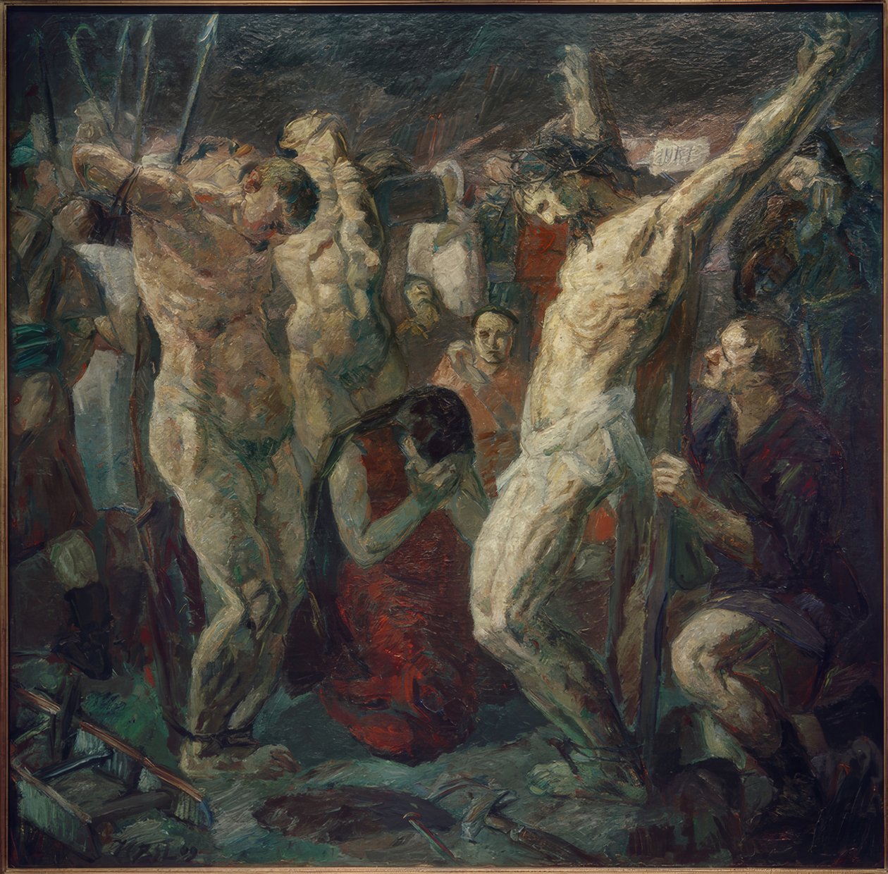 korsfästelse av Max Beckmann