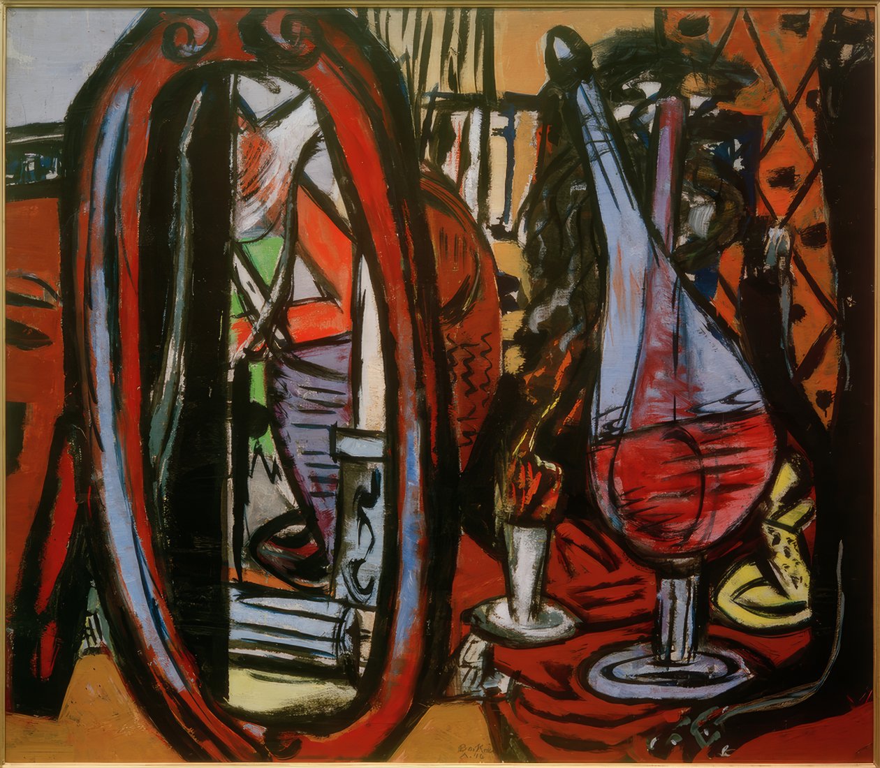 Laboratorietestrum av Max Beckmann