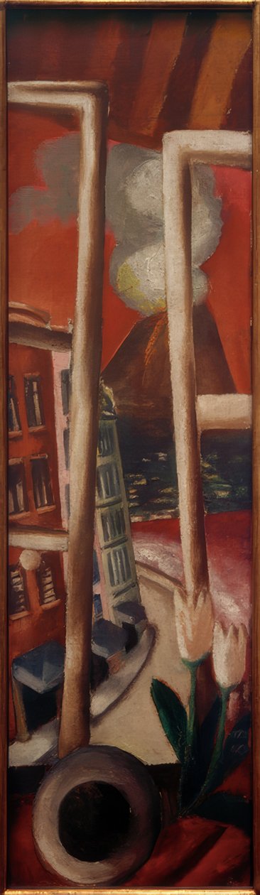 Landskap med Vesuvius av Max Beckmann