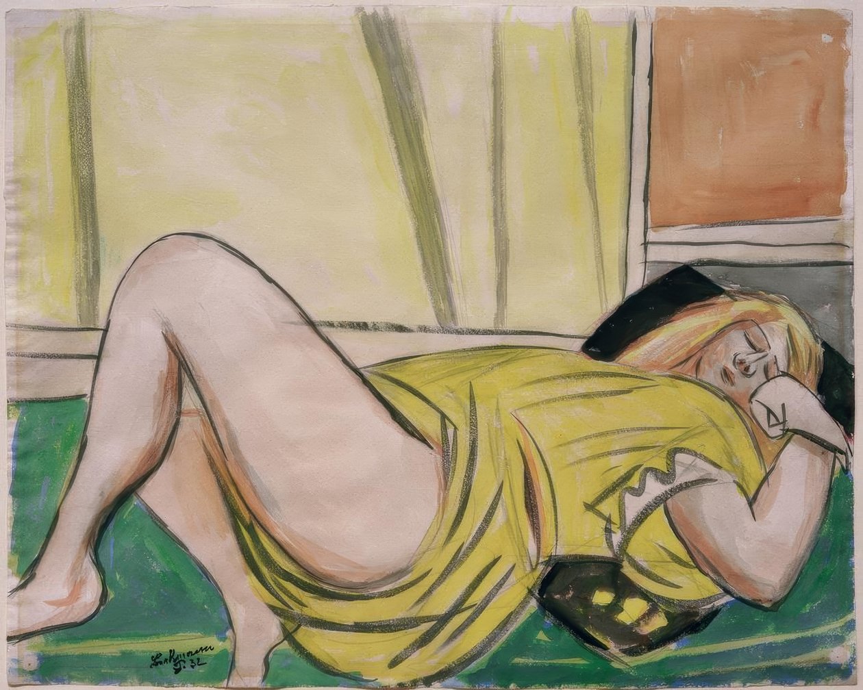 Liggande av Max Beckmann