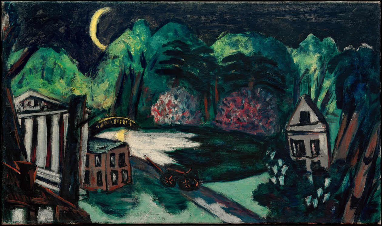 Nattpark. Baden-Baden av Max Beckmann