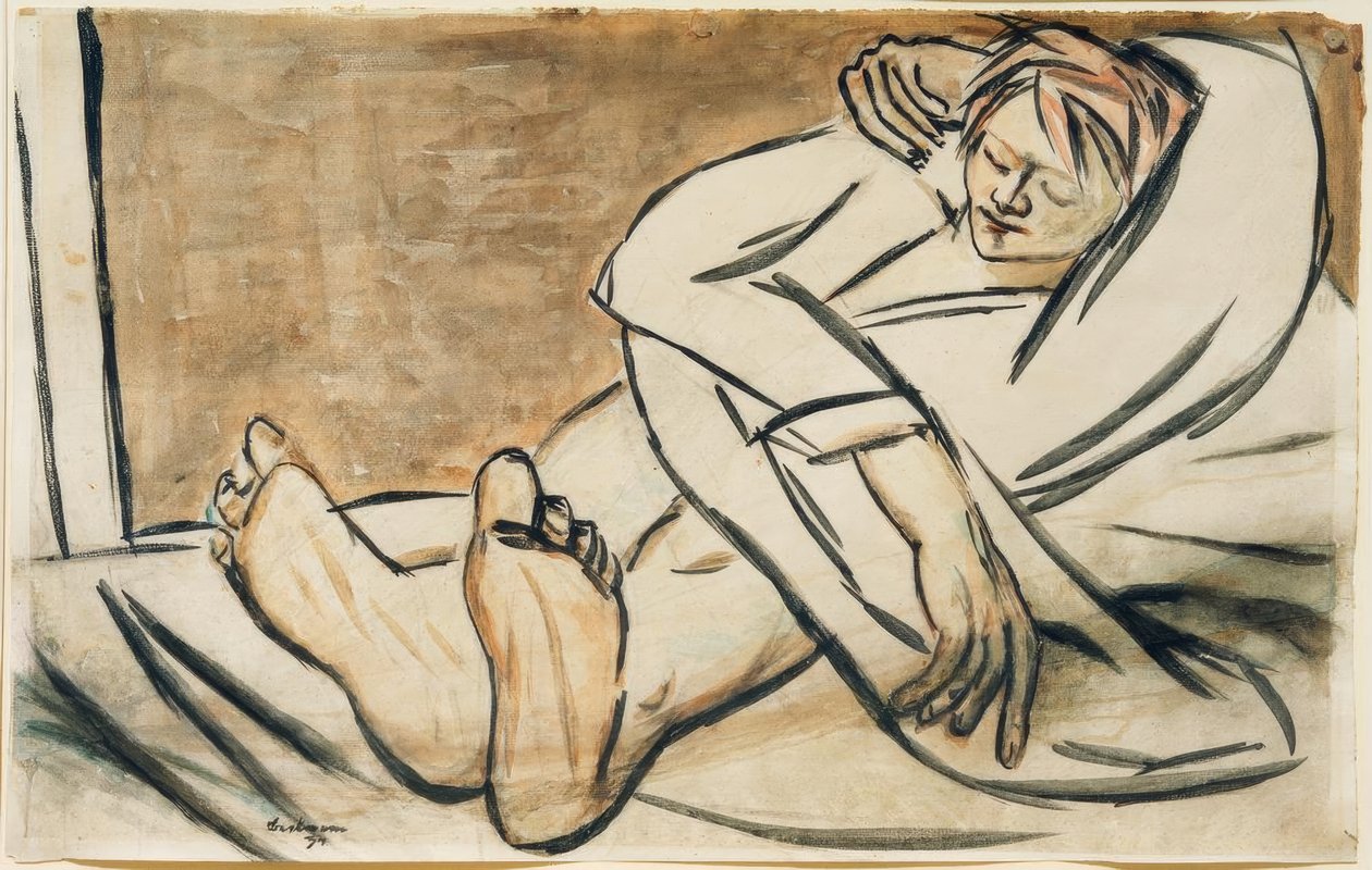 Peter, ljuger av Max Beckmann