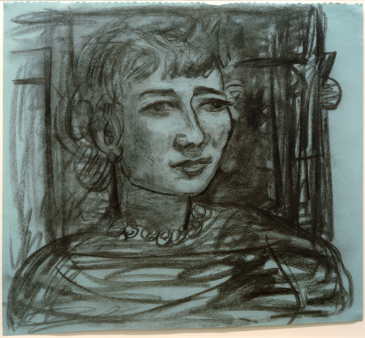 Porträtt Frances van Veen av Max Beckmann