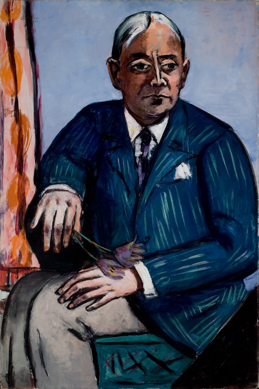 Porträtt av Ludwig Berger av Max Beckmann