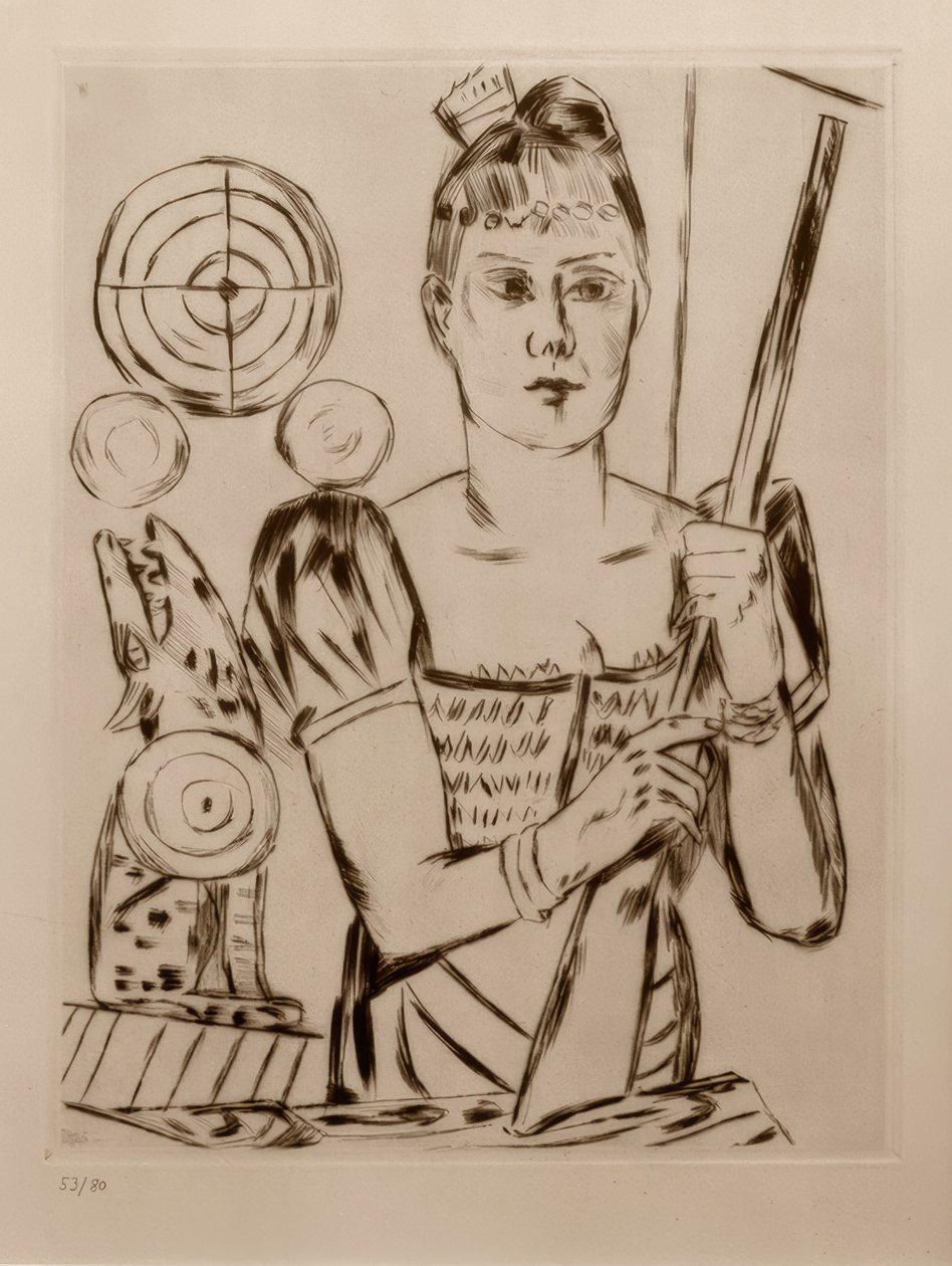 Skjutbana av Max Beckmann