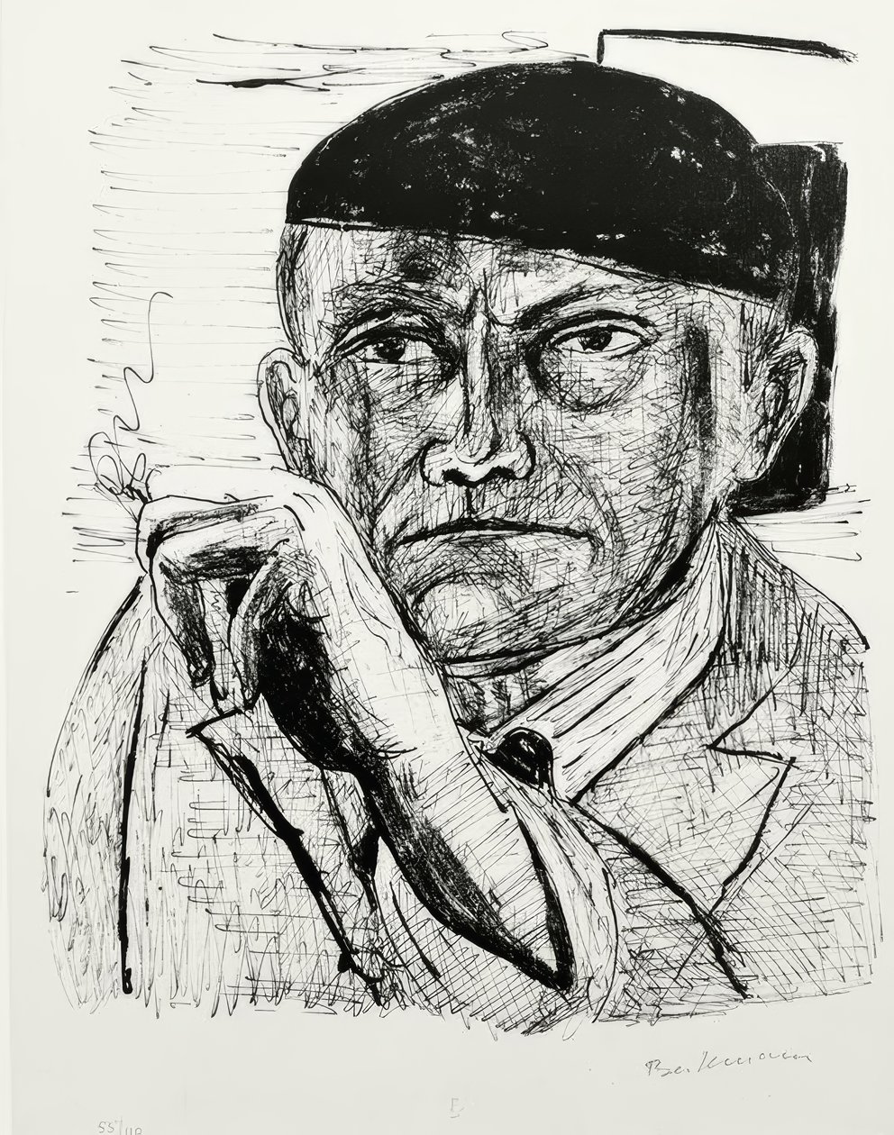 Självporträtt av Max Beckmann