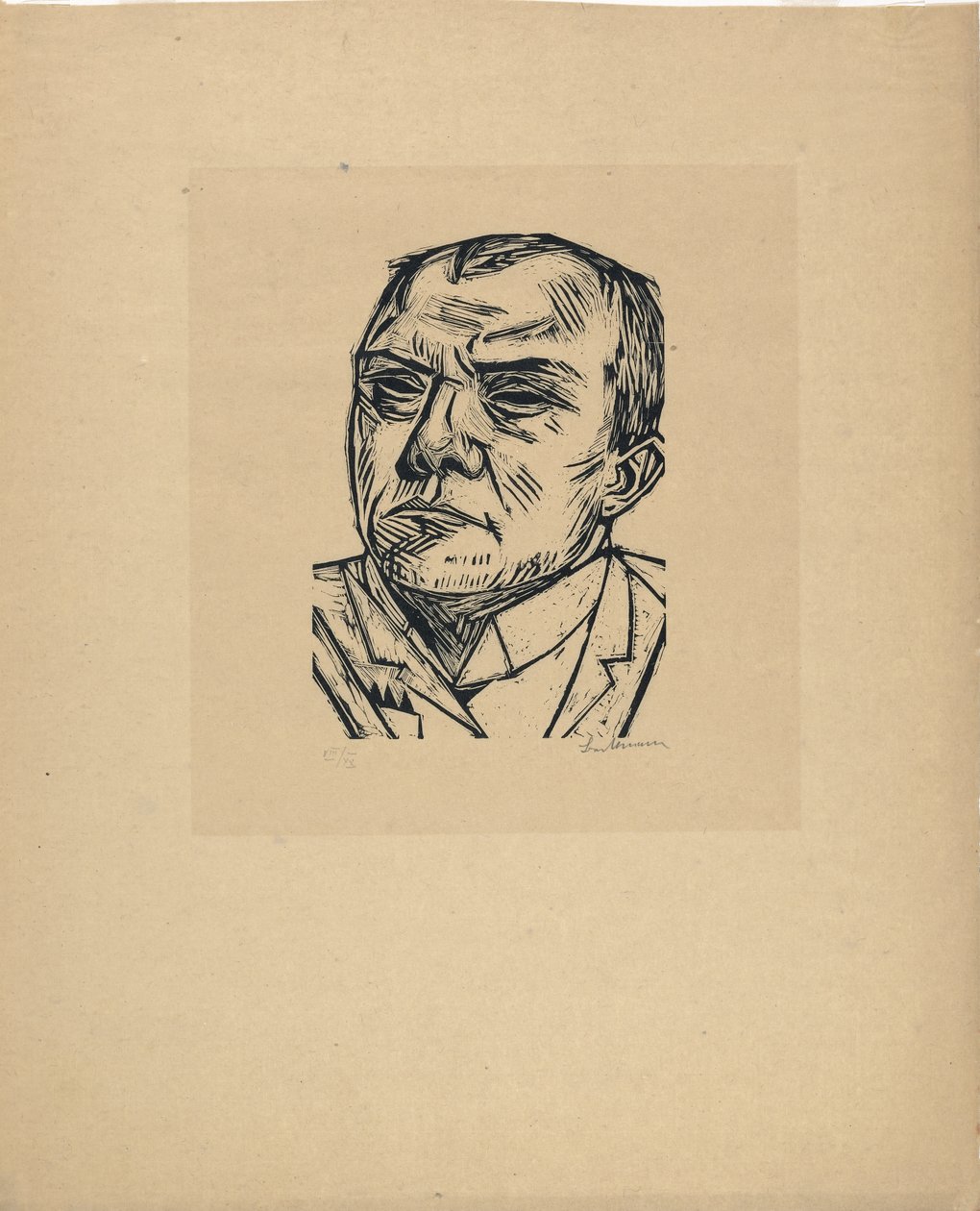 Självporträtt av Max Beckmann