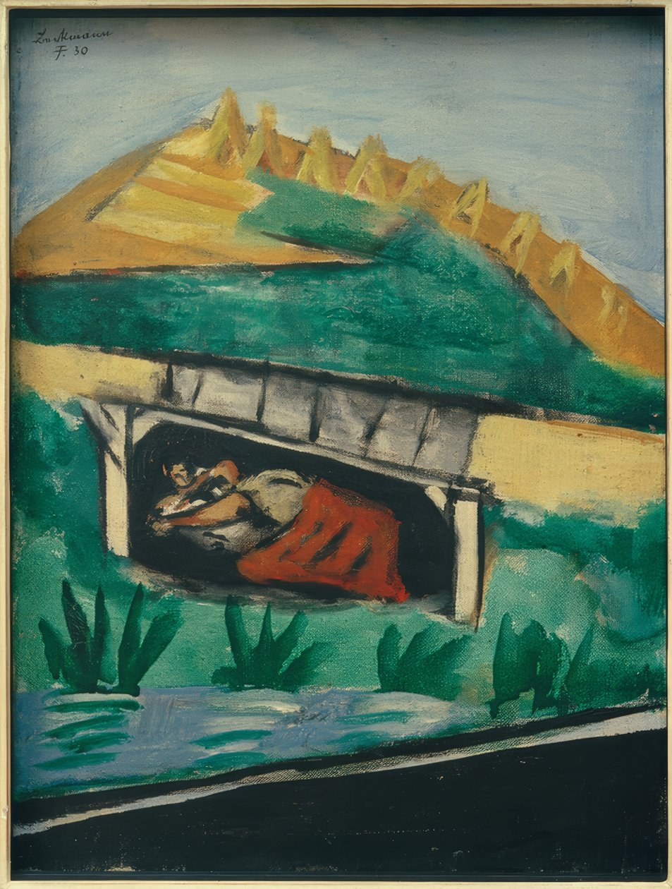 Sommar (älskare) av Max Beckmann