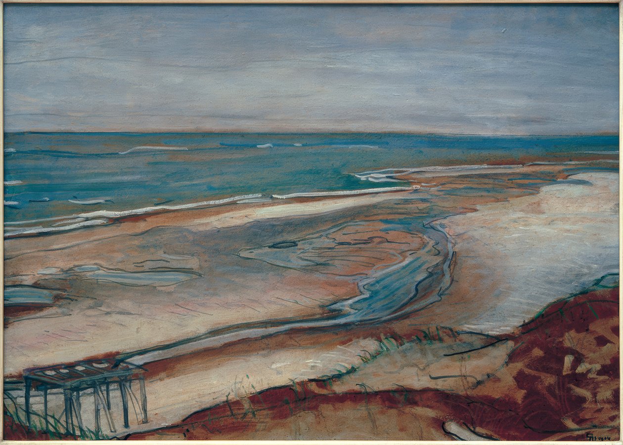 Strandlandskap av Max Beckmann