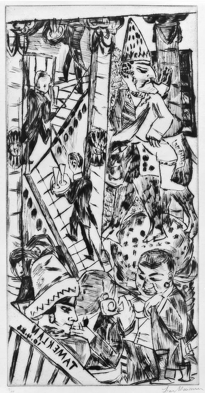 Tamerlane av Max Beckmann