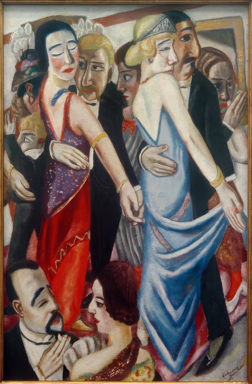 Dans i Baden-Baden av Max Beckmann