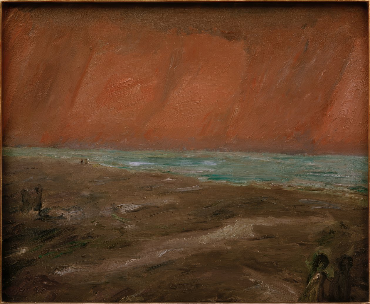 Dyster kväll vid havet av Max Beckmann