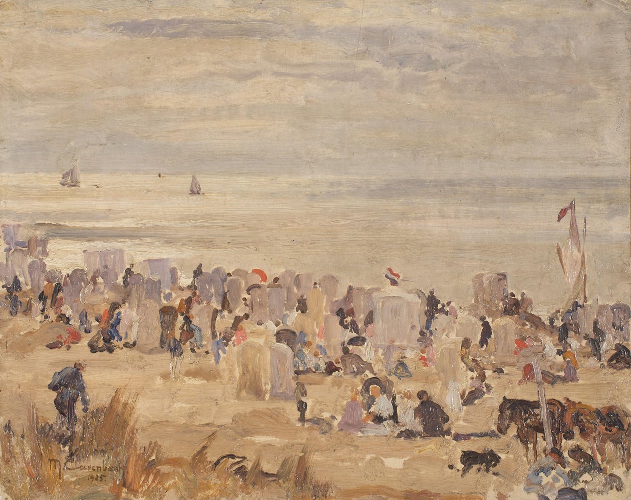 På stranden av Max Clarenbach