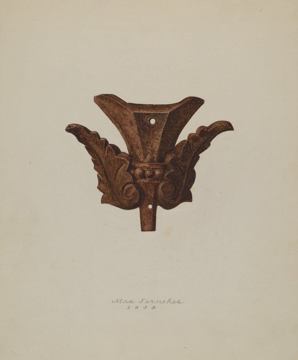 Ornamental Iron Leaf, 1938. av Max Fernekes