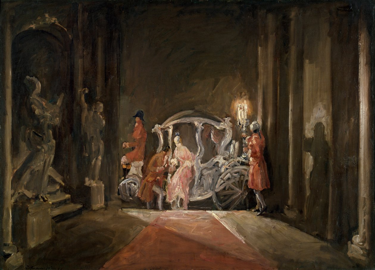 "En gäst", 1926. av Max Friedrich Hofmann