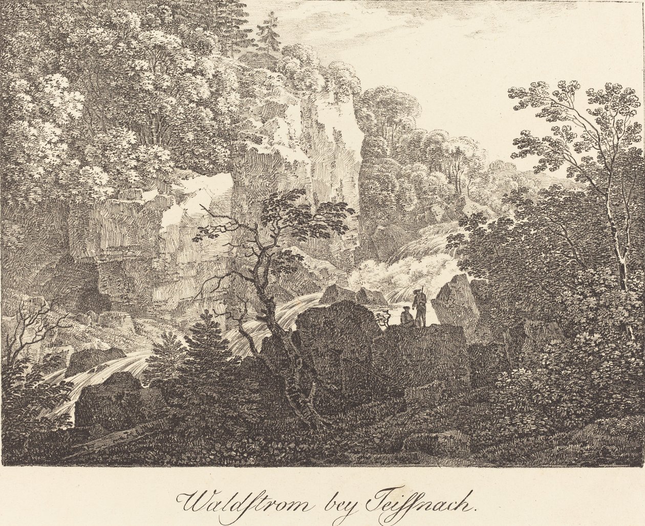 Waldström bey Teissnach av Max Joseph Wagenbauer