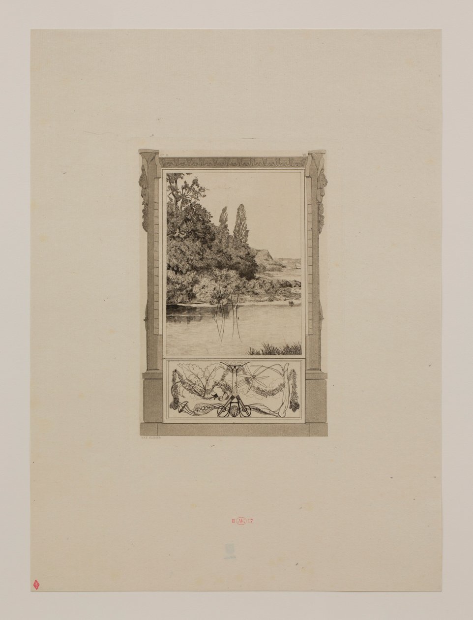 Narcissus och Echo II av Max Klinger