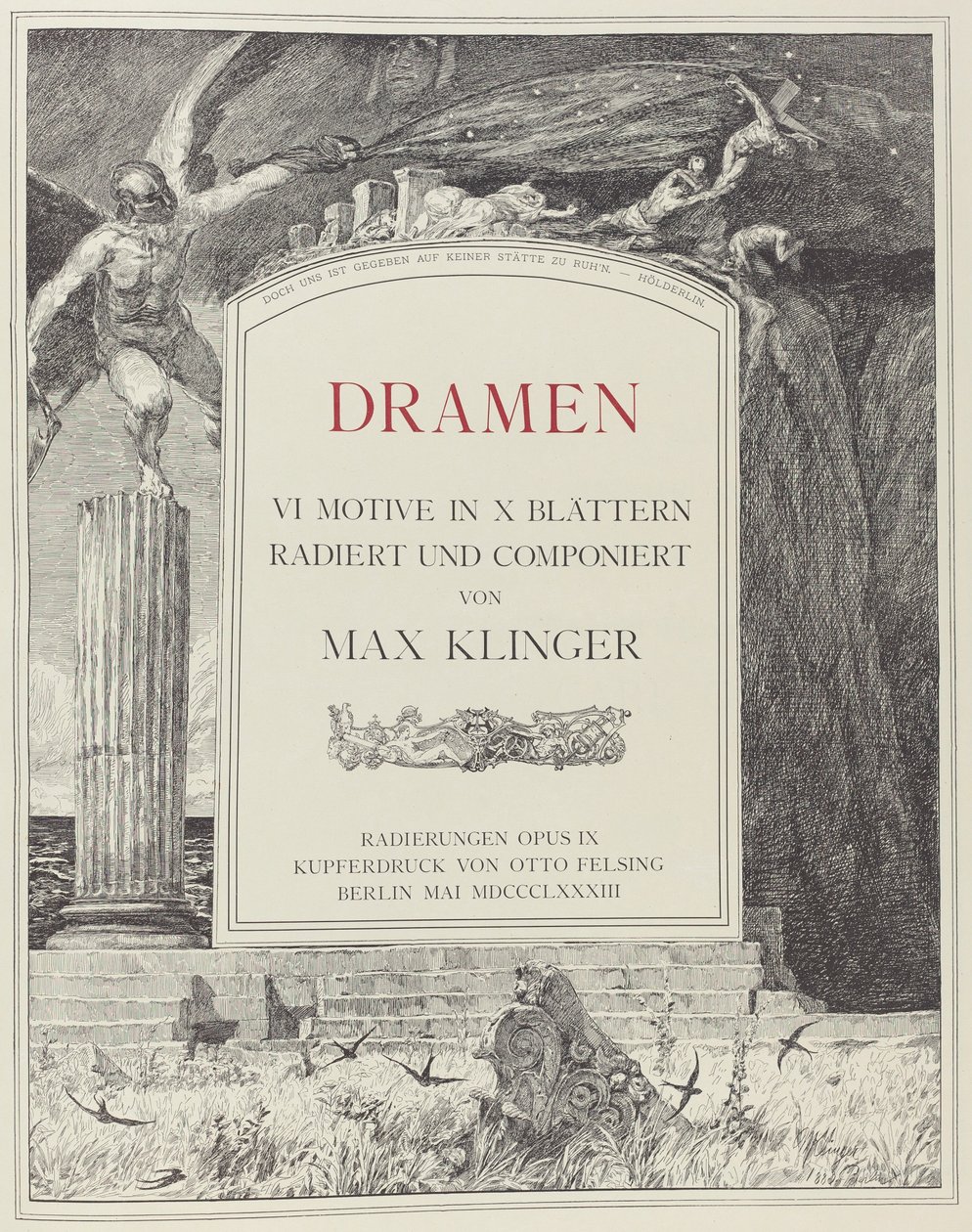Titelsida av Max Klinger