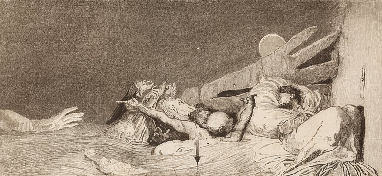 Rädslor. 1881 av Max Klinger