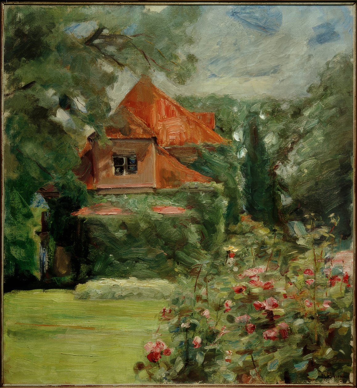 Gammalt hus i Hamburg av Max Liebermann