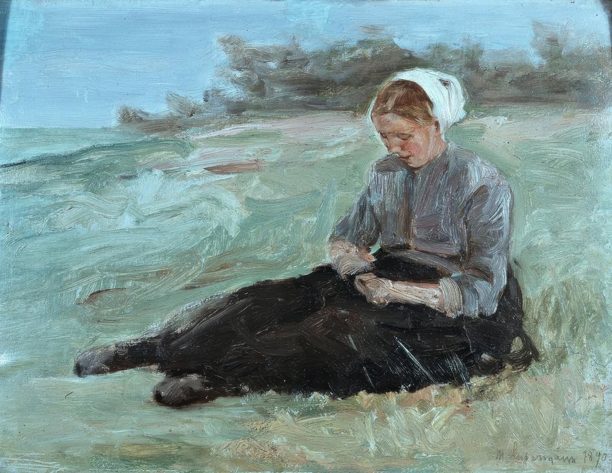 På dynen av Max Liebermann