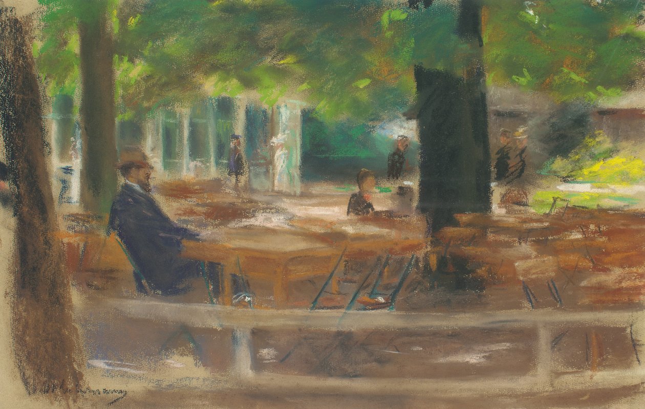Ölträdgård i Laren, c.1903 av Max Liebermann