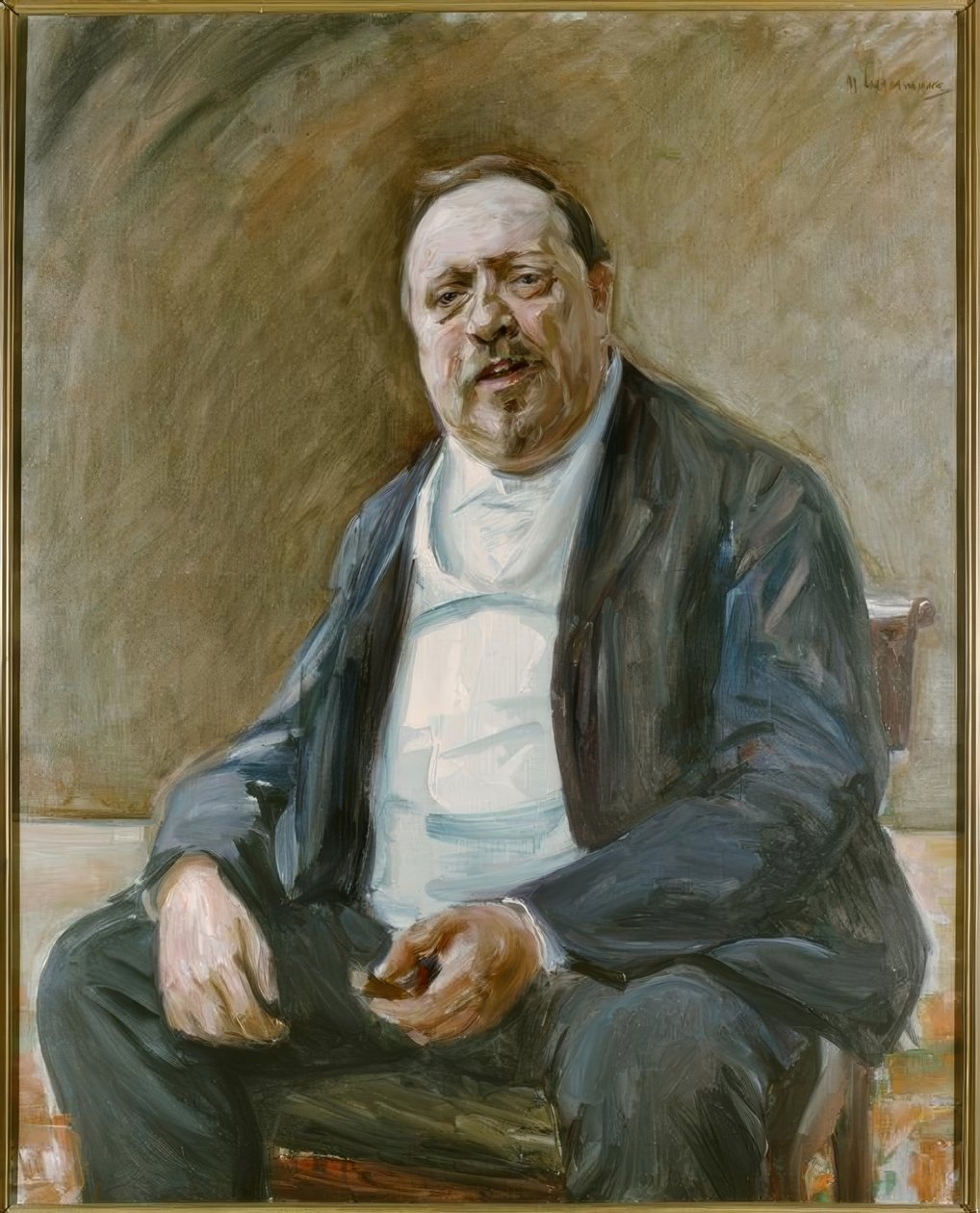 Porträtt av Alfred von Berger av Max Liebermann
