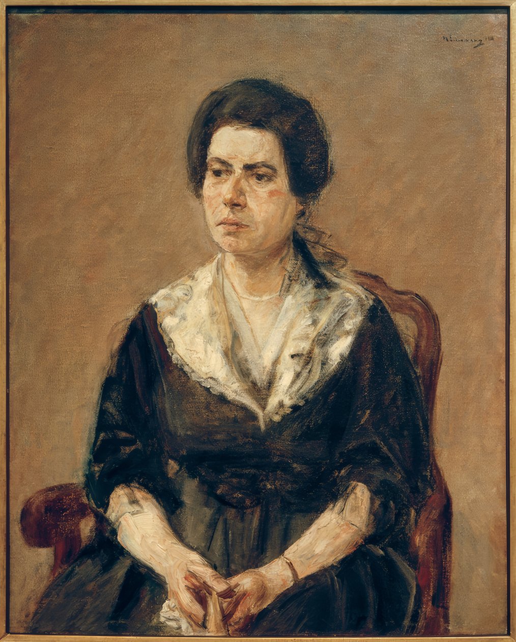 Porträtt av fru Julie Elias, född Levi av Max Liebermann