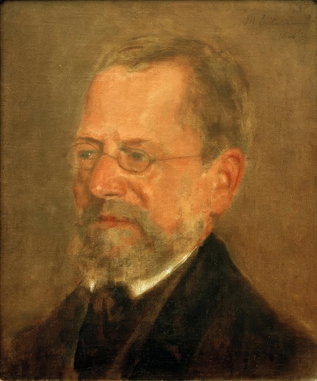 Porträtt av språkläraren Henry av Max Liebermann