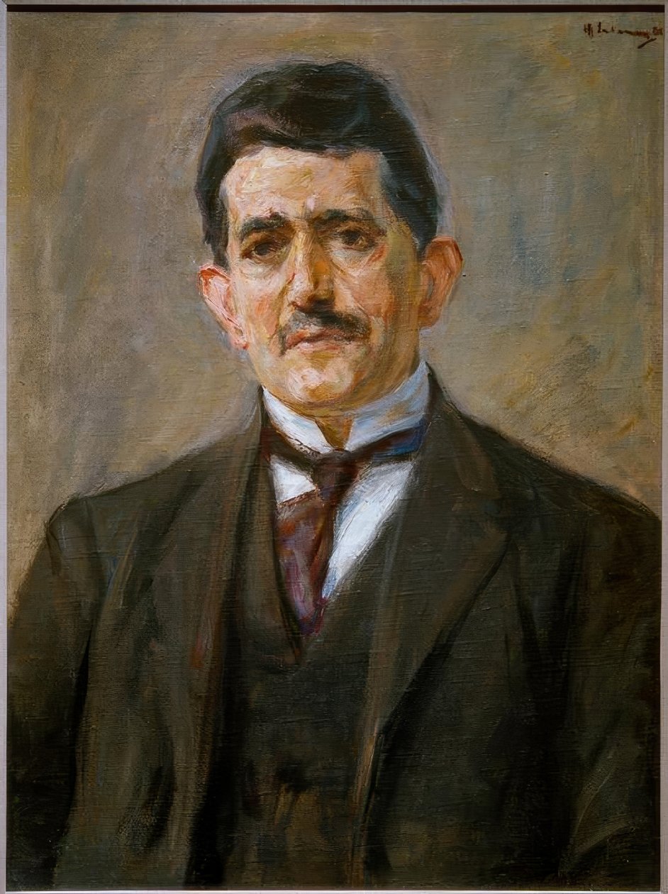 Porträtt av förlaget Bruno Cassirer av Max Liebermann