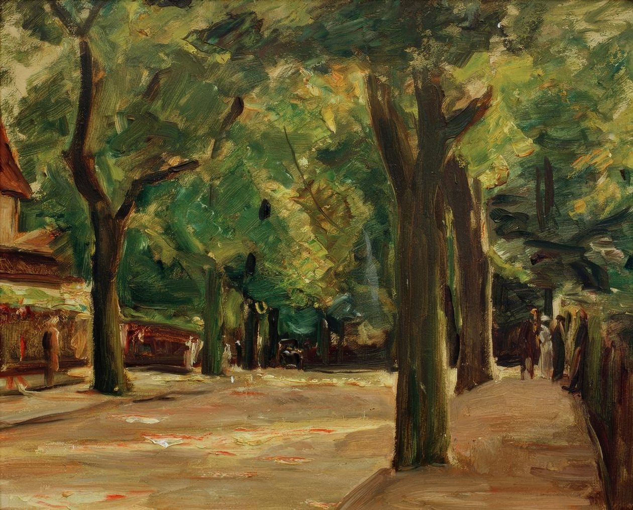 Den stora Seestrasse i Wannsee av Max Liebermann