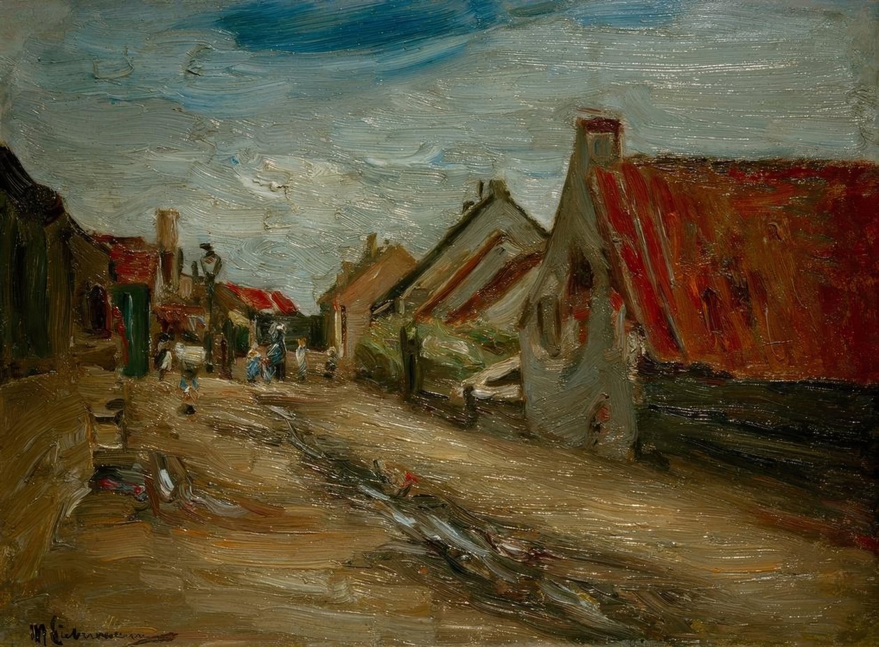 Bygata i Holland av Max Liebermann