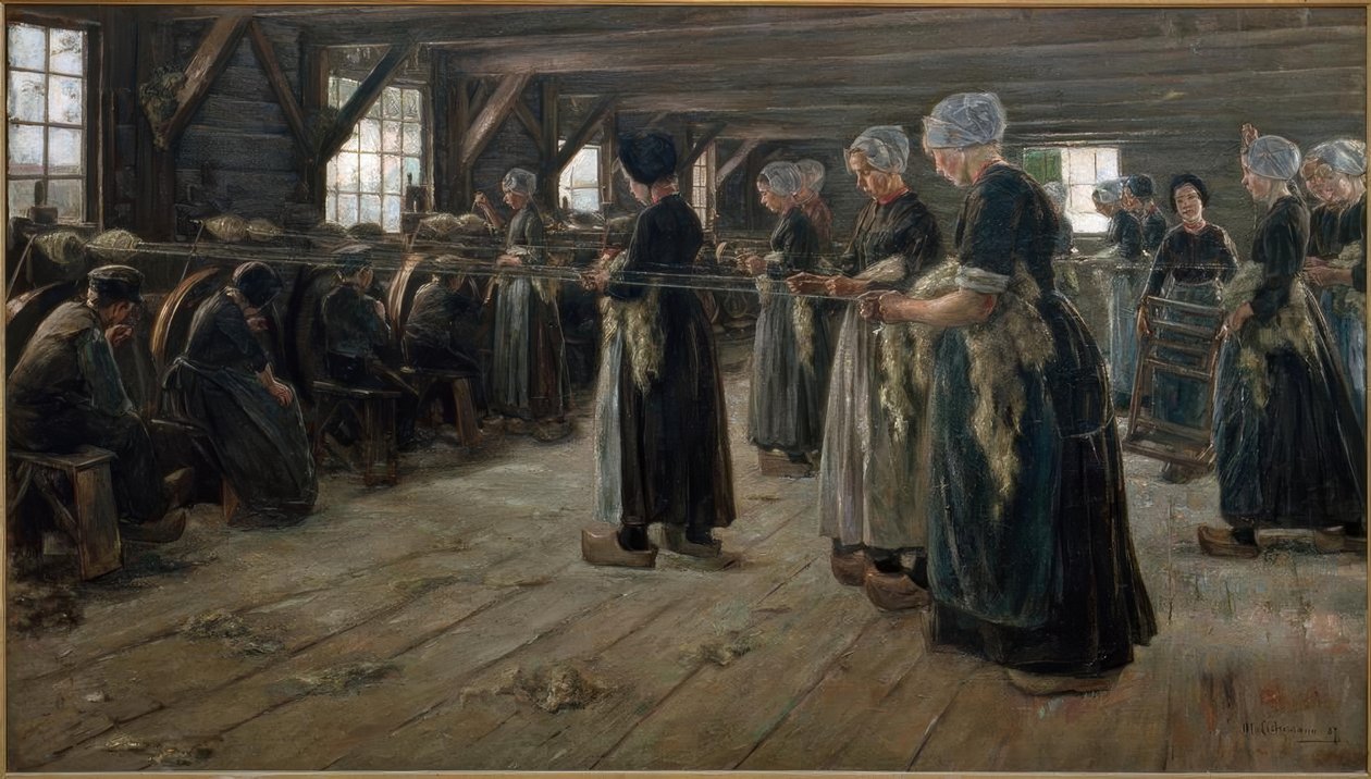 Linlada i Laren av Max Liebermann