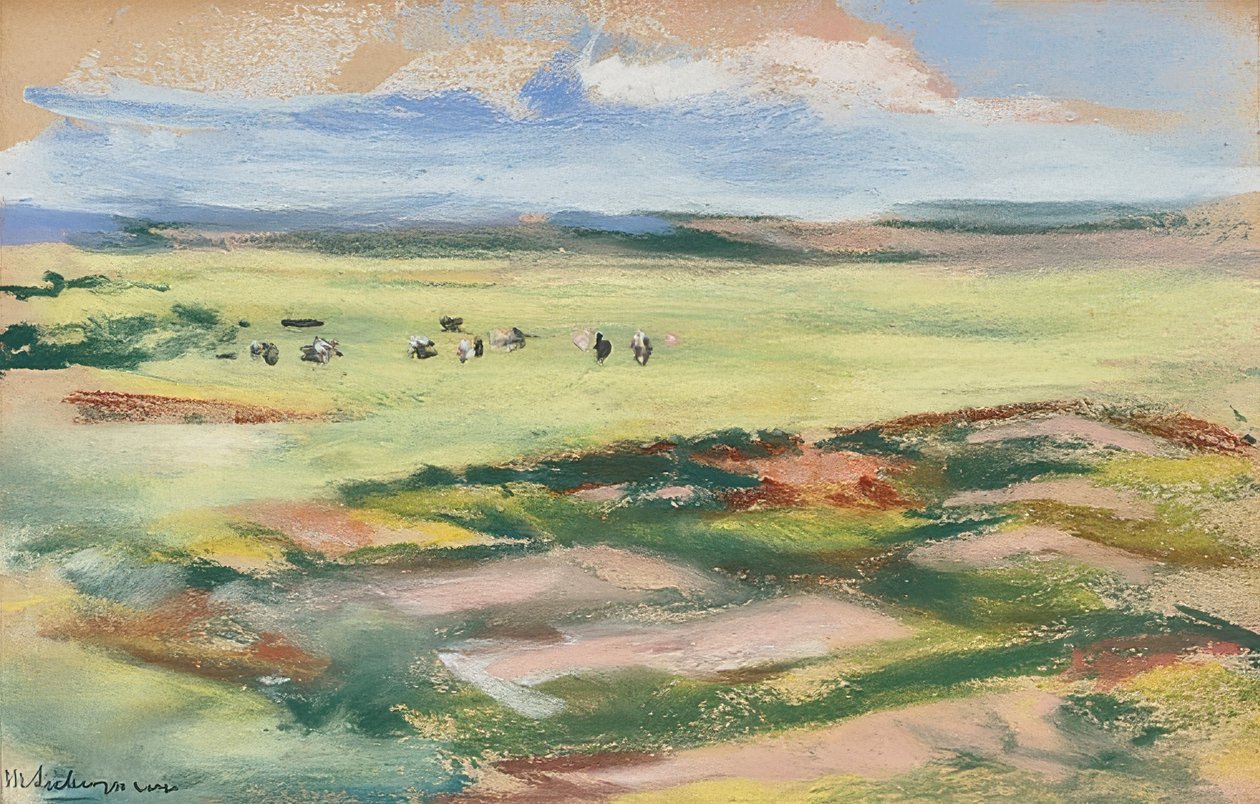 Bakom sanddynerna av Max Liebermann